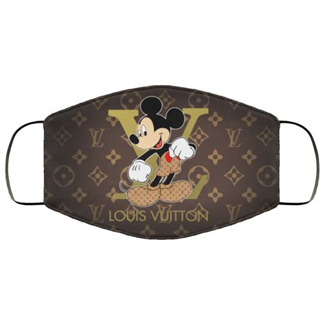 louis vuitton mickey mouse face mask|Louis Vuitton face mask corona.